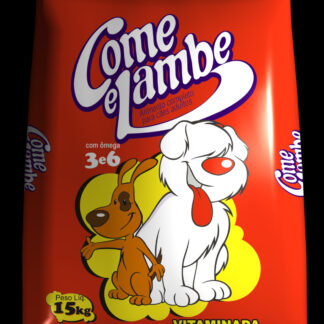 Ração Come Lambe Carne Adulto 15kg
